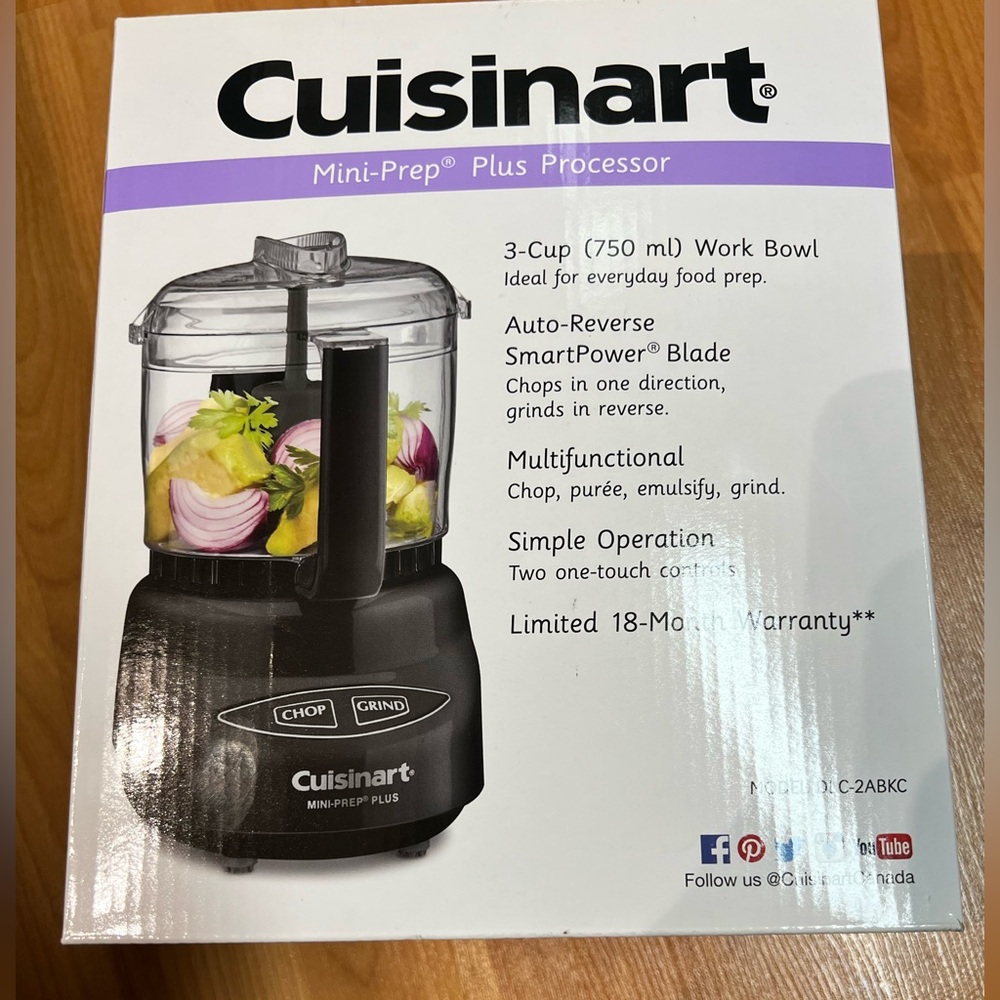 New in Box - Cuisubart Mini Prep Plus Processor
